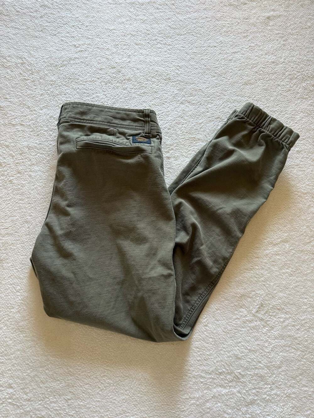 REI Co-op Olive Green Cotton Jogger Utility Pants Size 36W x 34L